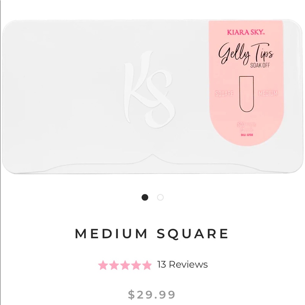 Kiara Sky💞 Medium Square Gelly Tips